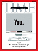 The person of the year is you !